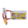 Sologood 7.4V 1200mAh 25C 2S Li Batterie XT60 Plug RC Pièces de voiture 68 * 31 * 15mm