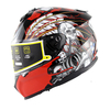 SOMAN Casque de moto Full Face Double Lens Motor Bicycle Safety Riding Racing Headgear