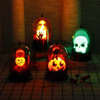 Sorcière citrouille fantôme crâne Halloween LED veilleuse lanterne suspendue lampe pour la décoration de fête à la maiso