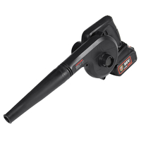 Souffleur dair électrique Rechargeable sans fil 2 en 1 et aspirateur à poussière 7 vitesses sans/1/2 Batterie pour