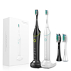 SOUNESS SN601 Brosse à dents électrique à vibrations sonores 3 modes Rechargeable IPX7 Timing étanche Brosse à dents à f