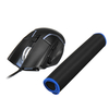 Souris de jeu filaire E75 6400 DPI 8 boutons RGB Light Mouse avec Mose Pad pour ordinateur portable PC
