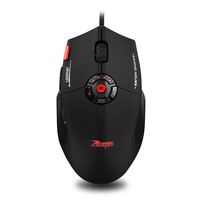 Souris filaire ZELOTES C-16 1000-10000DPI 12 boutons programmant des souris optiques déclairage rvb avec souris de