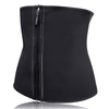 Sous-buste en latex pour femmes Zip Corset Ceinture Sport Taille formateur Cincher Minceur Body Shaper