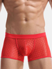 Sous-vêtement en mesh pour hommes Nylon Patchwork