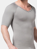 Sous-vêtements de compression pour hommes Bodybuilding V-cou UnderShirt Shapewear