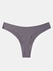 Sous-vêtements de taille moyenne à doublure confortable pour femmes de couleur unie