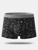 Sous-vêtements drôles confortables de boxer dimpression dancre de coton dhommes