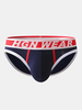 Sous-vêtements pour hommes de couleurs contrastées U Convex Pouch Briefs respirants