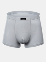 Sous-vêtements multicolores en fibre de bambou pour hommes U Convex Breathable Bag Flat Angle Briefs