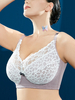 Soutien-gorge à bretelles ajustées légèrement plus doublé en dentelle de grande taille