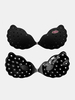 Soutien-gorge collant sans bretelles en silicone à fermeture avant respirante pour femmes