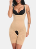 Soutien-gorge côtelé à imprimé floral pour femmes amincissant respirant Onesies Shapewear