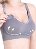 Soutien-gorge dallaitement sans fil à boutons en coton doux