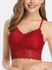 Soutien-gorge de sommeil confortable sans fil respirant Jacquard en dentelle pour femmes