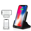 Soutien rapide sans fil QC 3.0 10W de chargeur de téléphone de bureau de protection approprié au téléphone intelligent d