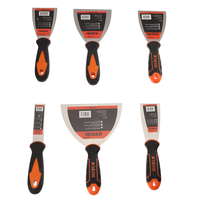 Spécifications de la poignée en plastique en acier au carbone 6pcs plâtrant la lame de mastic