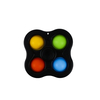 Spinner à main adulte Anti-anxiété autisme soulagement du Stress Gadget porte-clés pousser Pop bulle EDC Fidget