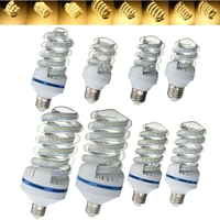 Spiral Style E27 5W-30W LED Ampoule Blanc Chaud Ultra-Brillante à Économie d