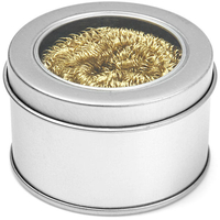Spirale de cuivre nettoyage scourer balle pour les outils de soudage à souder avec boîte de storaging