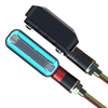 SPIRIT BEAST 12V LED Clignotant de moto en cours dexécution Lampe davertissement de feux qui coule