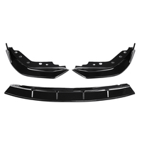 Splitter de becquet de lèvre de pare-chocs avant Golss noir pour BMW série 3 G20 G28 2019-2020