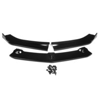 Spoiler de kit de corps de lèvre de pare-chocs avant noir brillant pour Chevy Camaro 2015-2018