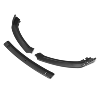 Spoiler de kit de corps de lèvre de pare-chocs avant noir mat pour Ford Focus 2019