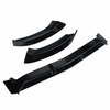 Spoiler de kit de protecteur de corps de lèvre de pare-chocs avant noir brillant pour Mercedes Classe C W205 C250 C300 C