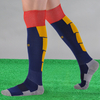 Sports de plein air respirable de mens tube haute chaussettes de football professionnel