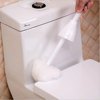 Squeeze Water Type Brosse de toilette Multifunction Soft Fur WC Brosse de nettoyage Brosse d