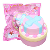 Squishy 9CM géant à 2 noeuds en forme de nœud double avec emballage de collection