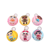Squishy Bun Pain Belle Fille Sac Téléphone Accrochant Ornement Porte-clés Lent Rising Collection De Cadeaux 7cm