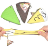 Squishy Cheese Cake Chocolat Thé Vert extensible Stress Jouet Avec Chaîne Cadeau Demballage Dorigine