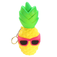 Squishy Cool Pineapple 16cm Slow Rising Soft Squeeze Collection Jouets décoratifs