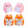 Squishy Hamster 8 cm à croissance lente Collection danimaux mignons cadeau de décoration jouet