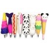 Squishy Pen Cap Ice Cream Cone Animal Ralentissant Jumbo Avec Pen Soulagement Du Stress Jouets Étudiant Cadeau De Bureau