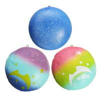 Squishy étoilé nuit étoile lune pain de pain 9cm cadeau Soft lente hausse avec emballage jouet décor