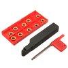 SRAPR1616H10 support de tour externe de fraisage de face avec 10 pièces RPMT10T3MO inserts ensemble doutils de tour