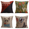 Série de mode taies doreiller carrées taille housse de coussin maison canapé décor de voiture