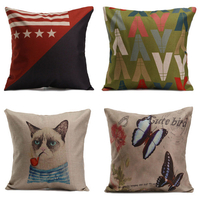 Série de mode taies doreiller carrées taille housse de coussin maison canapé décor de voiture