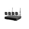SriHome NVS001 1080P Caméra IP 4CH Kit de surveillance de réseau WIFI sans fil 4CH Sans fil P2P Surveillance de téléphon