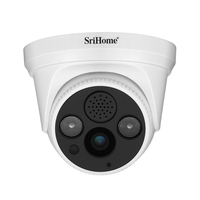 SriHome SH030B HD 3MP 1296 P caméra IP H.265 ONVIF caméra AP Hotspot 3X Zoom numérique détections de mouvement alarme sé
