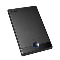 SSK SHE090 2.5 "USB3.0 vers SATA HDD SSD Boîtier de disque dur externe 450 Mo / s Boîtier de disque dur Prise en charge