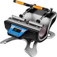ST210 110/220V 2 en 1 LCD efficacité de contrôle daffichage Double Station tasse presse à chaud Sublimation Machine