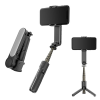 Stabilisateur de cardan portable Bluetooth sans fil Selfie Stick 3 Modes 9 Luminosité