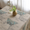 Style américain coton lin vaisselle tapis chemin de Table nappe couverture de bureau isolation thermique bol Pad