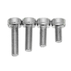 Suleve ™ M3ASH2 10pcs M3 Vis à tête cylindrique à six pans creux en acier allié titane plaqué 12.9 grade