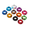 Suleve ™ M5AN2 10 pièces M5 tête de coupe vis hexagonale joint rondelle écrous alliage daluminium multicolore
