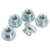 Suleve ™ MXCN3 50Pcs Filetage à écrou à molette en acier au carbone M3 M4 M5 M6 M8 M10